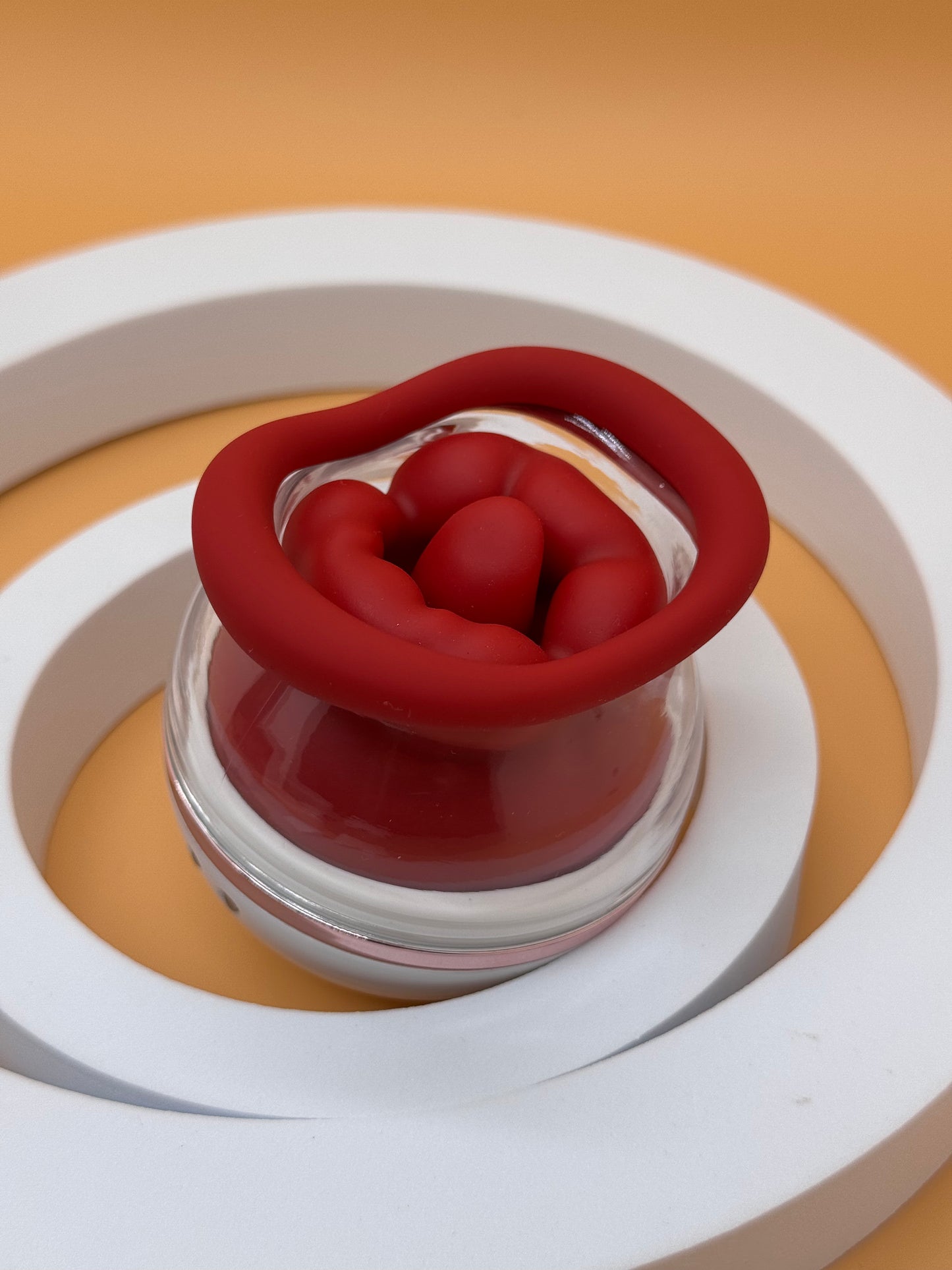 Rose Tongue suction and licking vibrating